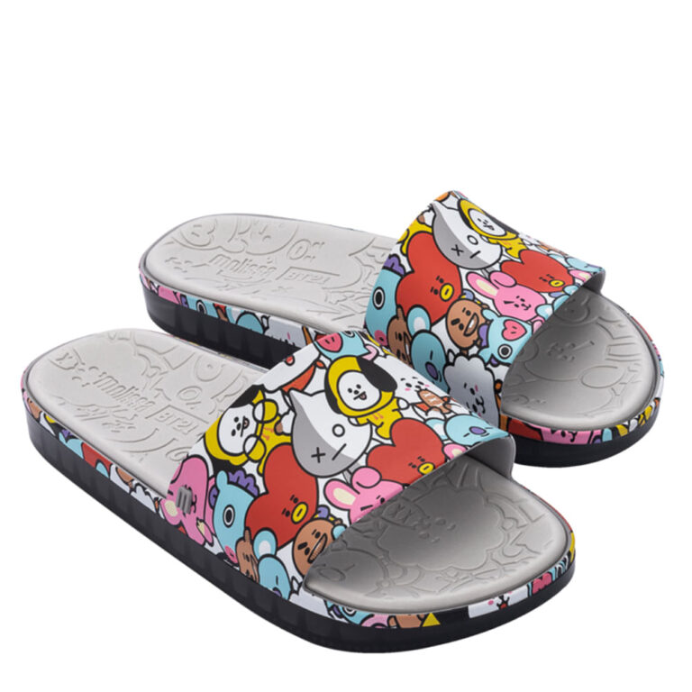 Chinelo Melissa Beach Slide Next Gen + BT21 33398