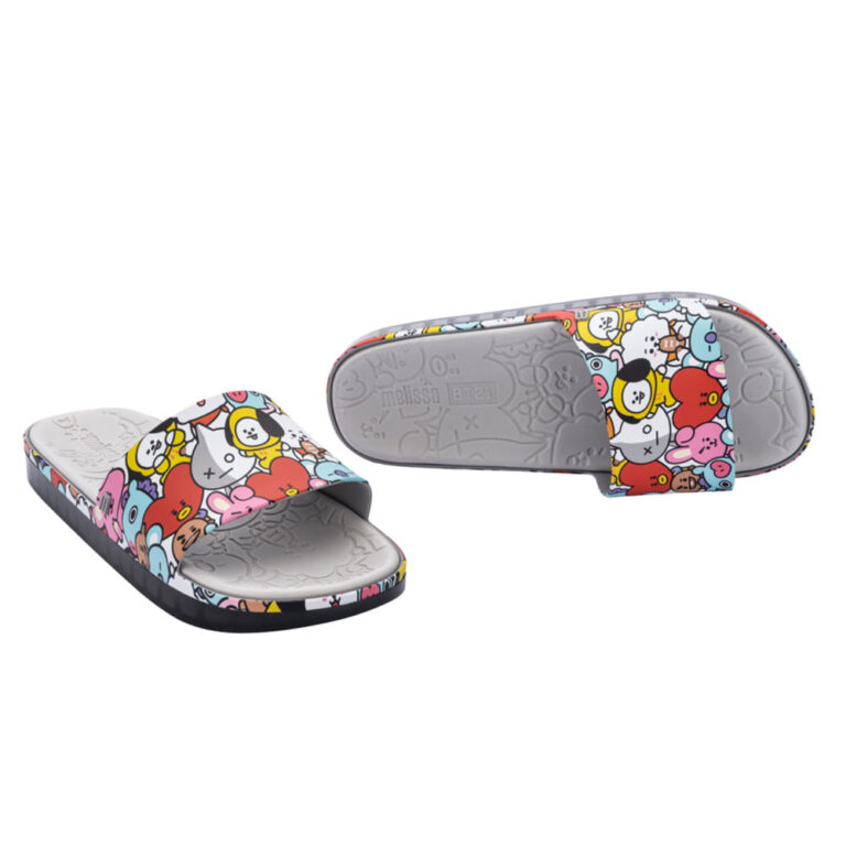 Chinelo Melissa Beach Slide Next Gen + BT21 33398