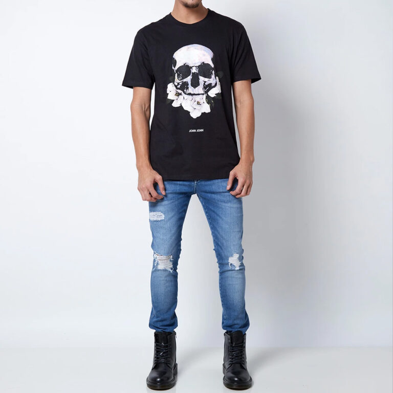 Camiseta John John Chrome Skull Masculina 42.54.5246